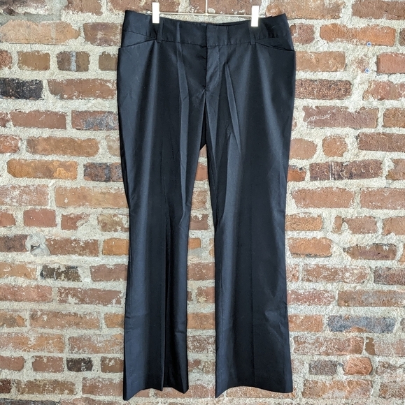 Mossimo Size 10 Black Boot Leg Stretch Pants - Picture 1 of 5